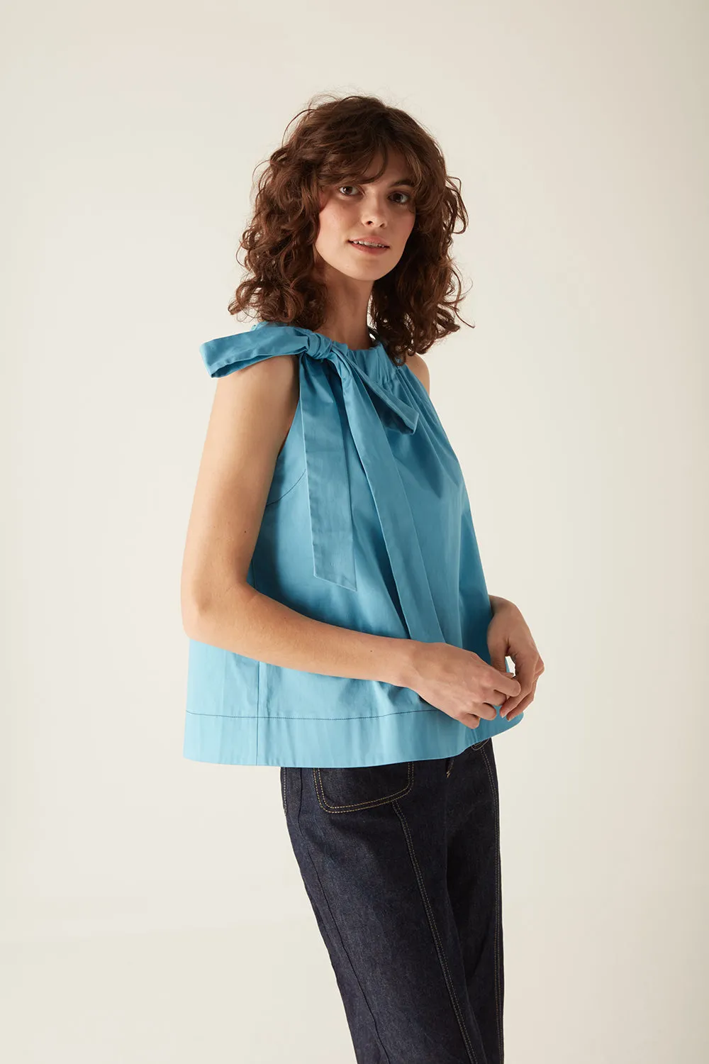 Blaire Top Blue sold by Mirla Beane product image thumbnail 3