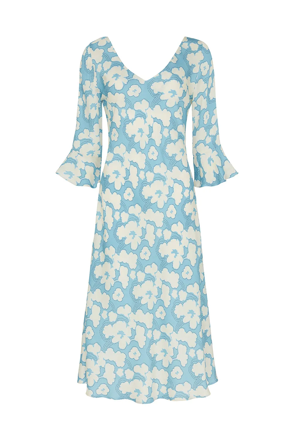 Leonie Dress Blue Floral sold by Mirla Beane product image thumbnail 2