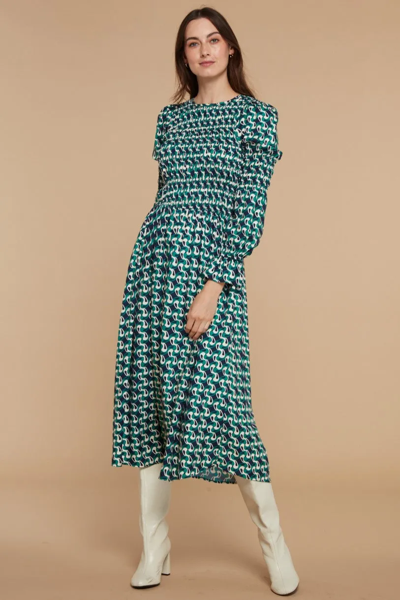 Alexia Swirl Print Dress sold by Mirla Beane product image thumbnail 3