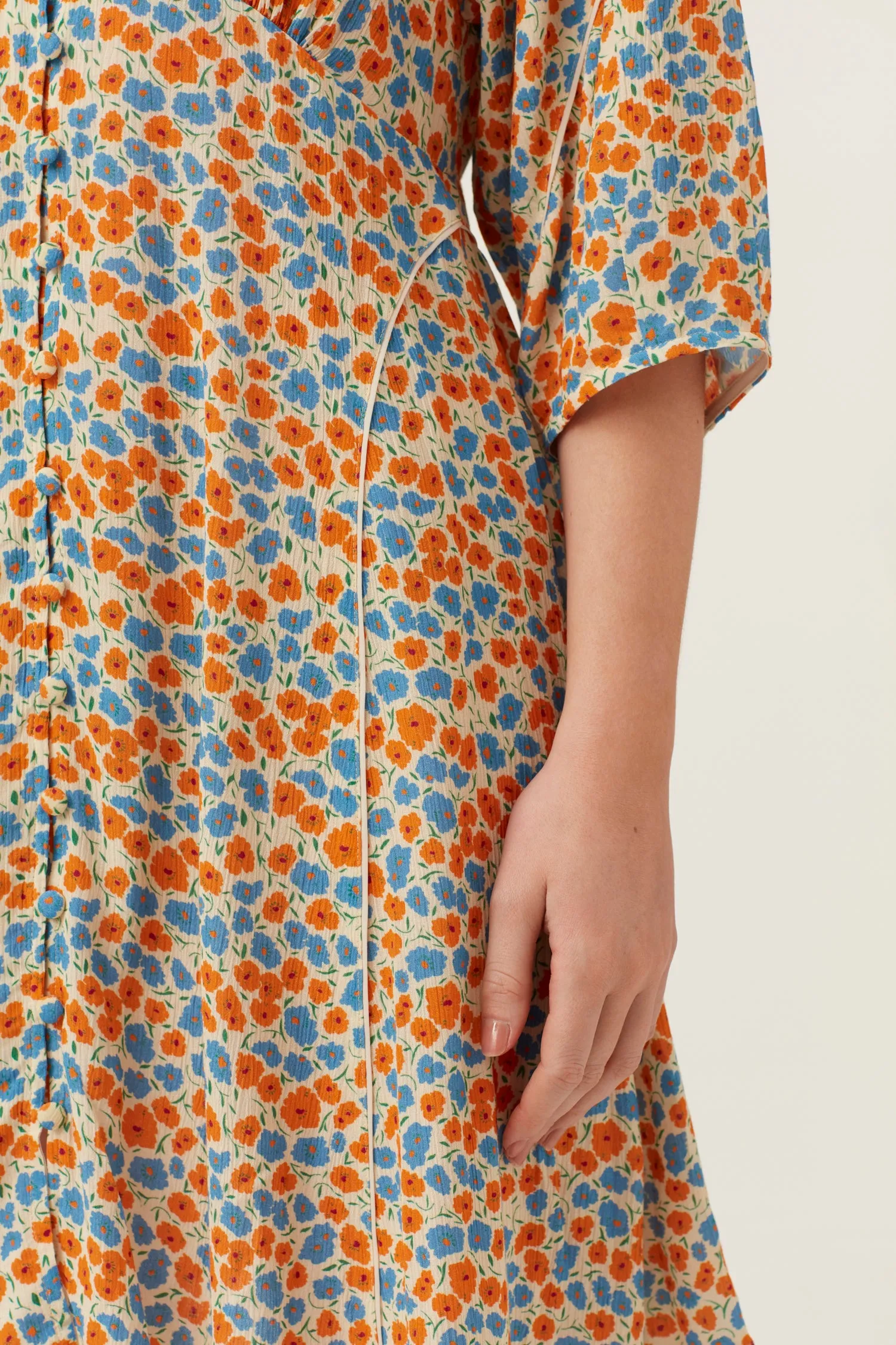 Mini Bloom Floral Short Dress sold by Mirla Beane product image thumbnail 5