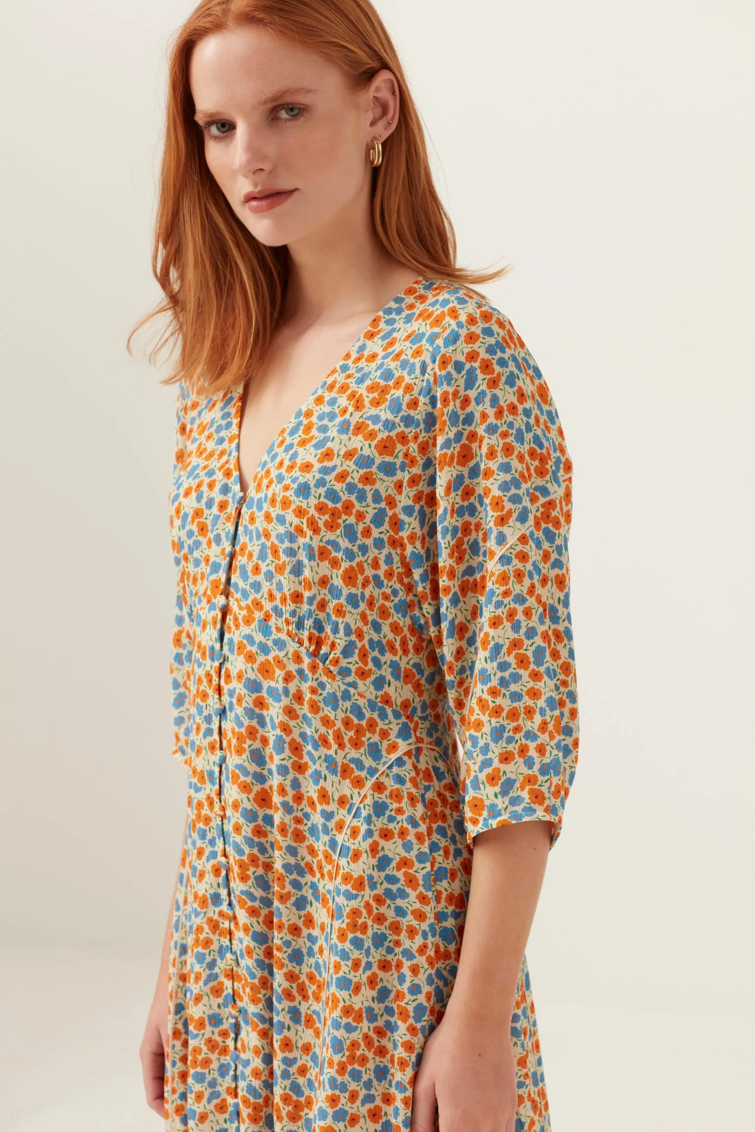 Mini Bloom Floral Short Dress sold by Mirla Beane product image thumbnail 4