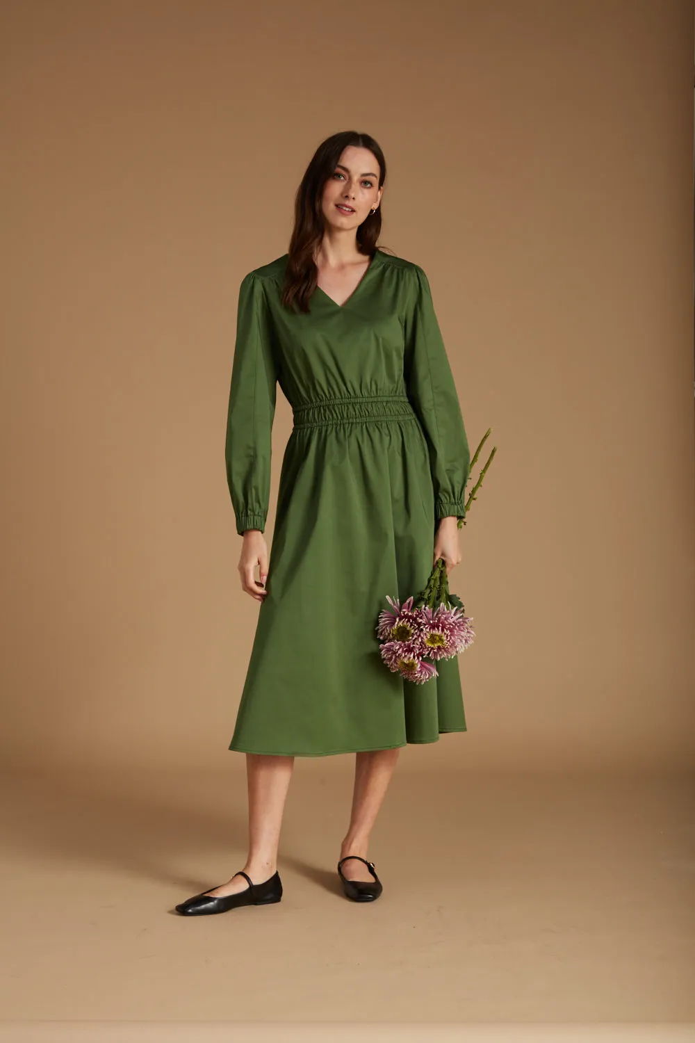 Stella Dress Forest Green sold by Mirla Beane product image thumbnail 5
