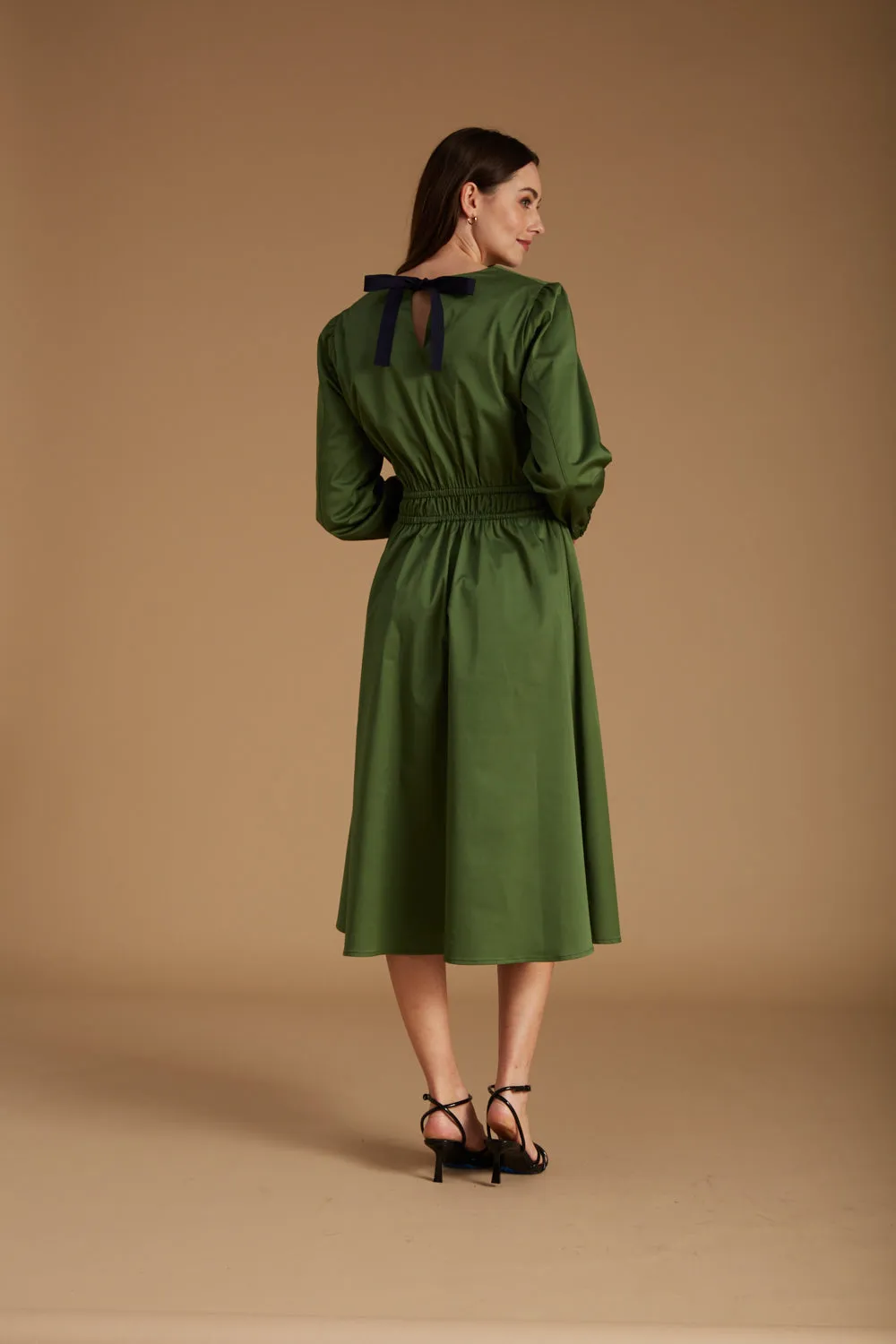 Stella Dress Forest Green sold by Mirla Beane product image thumbnail 4