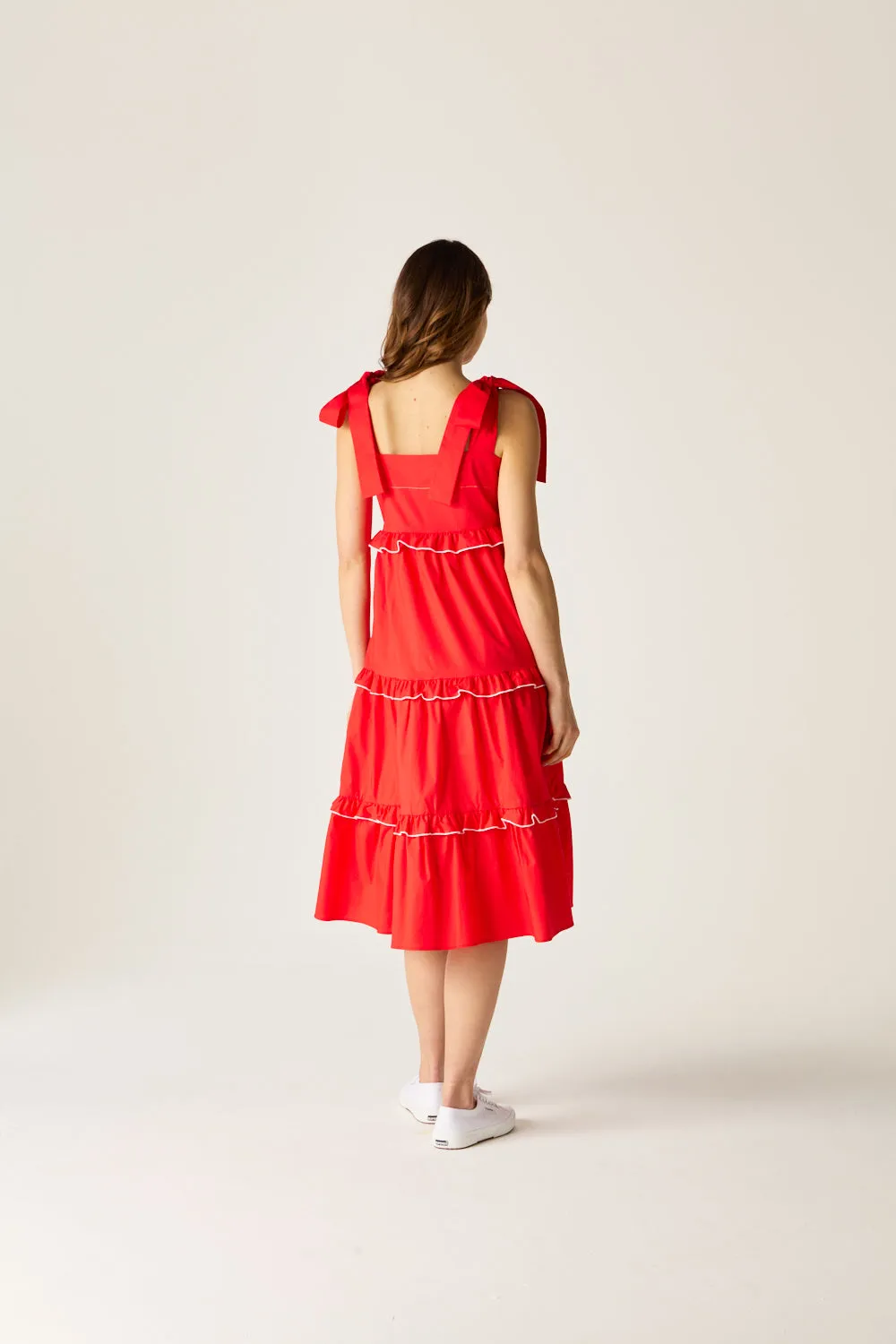 Frankie Sundress Red sold by Mirla Beane product image thumbnail 4