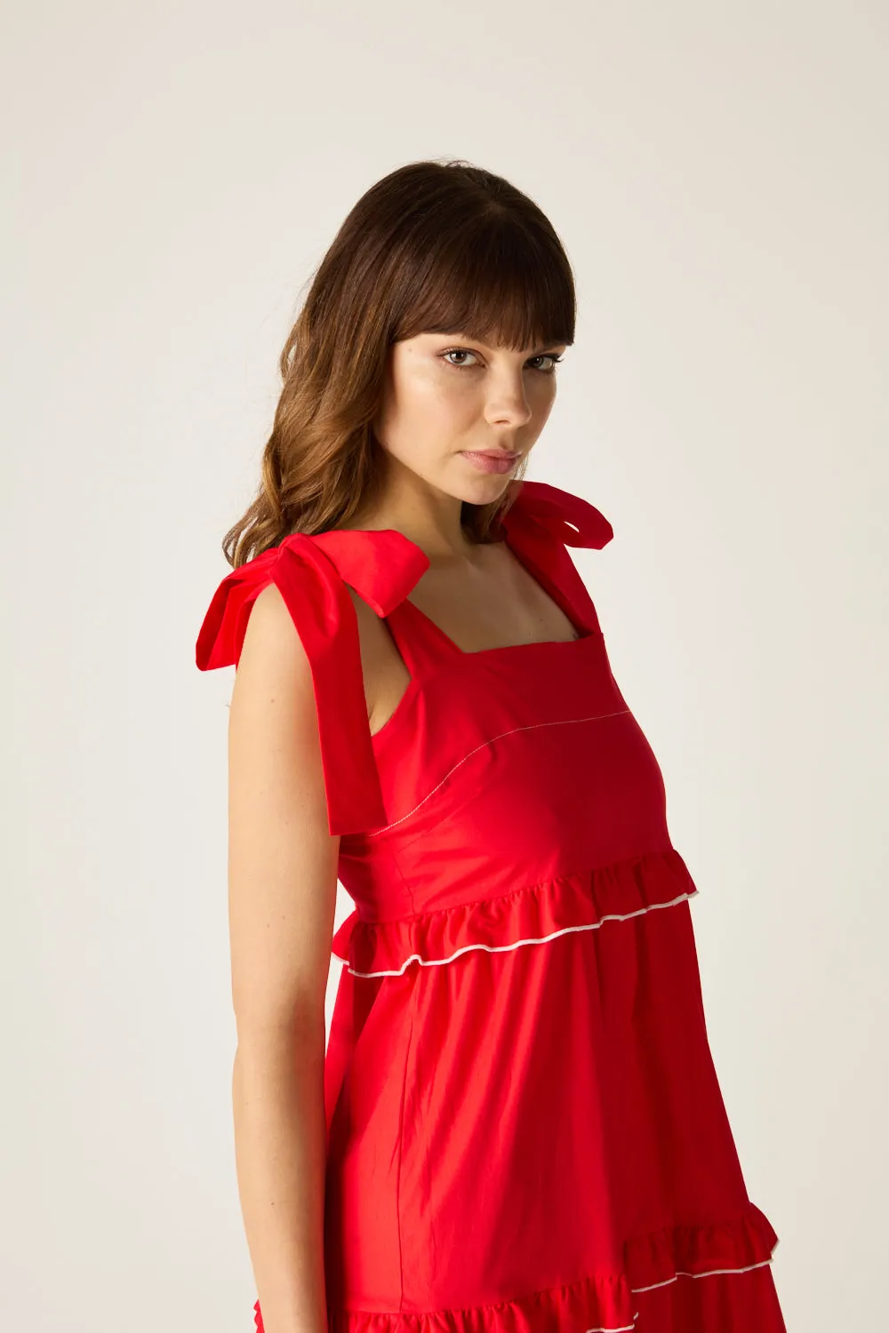 Frankie Sundress Red sold by Mirla Beane product image thumbnail 5