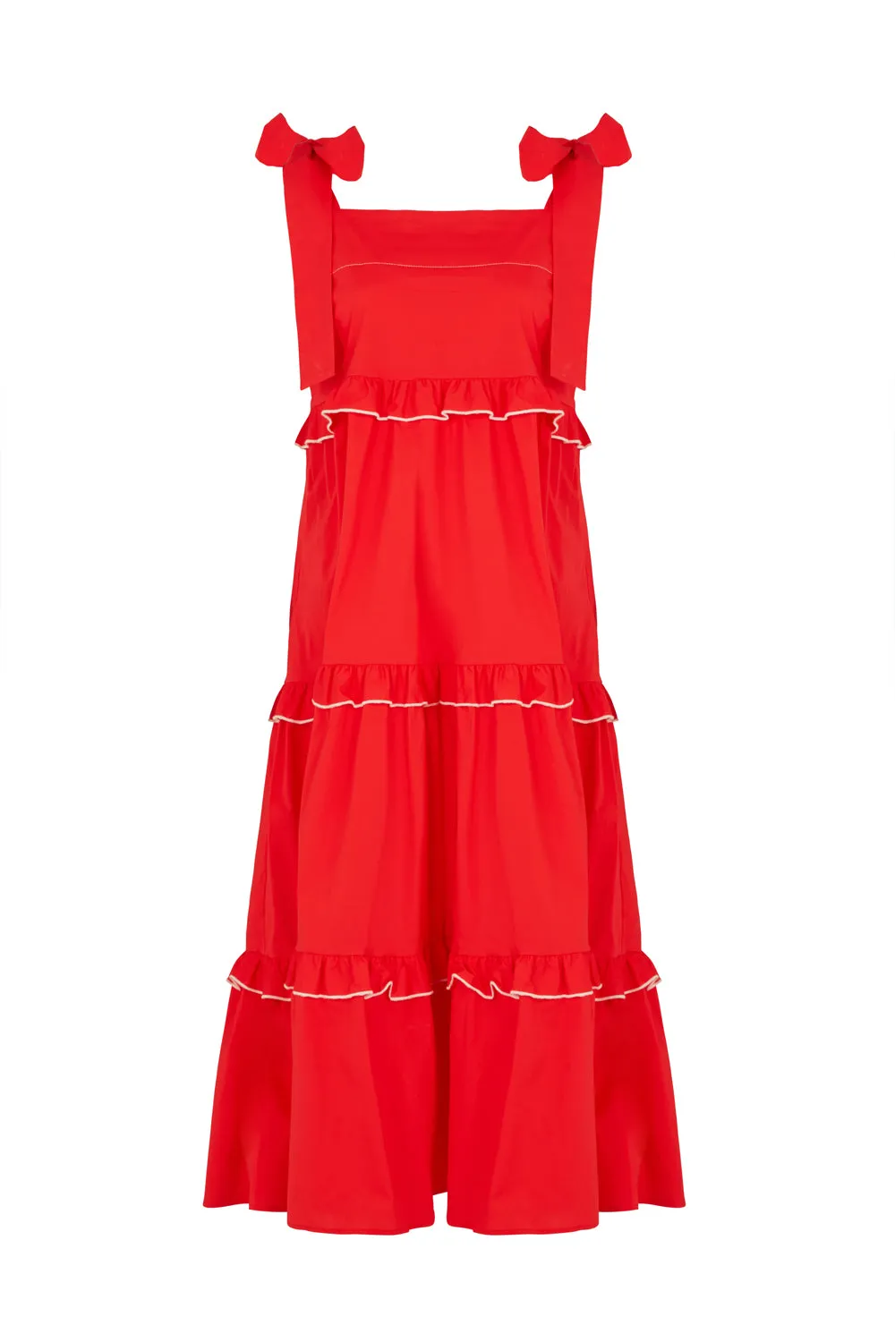 Frankie Sundress Red sold by Mirla Beane product image thumbnail 2