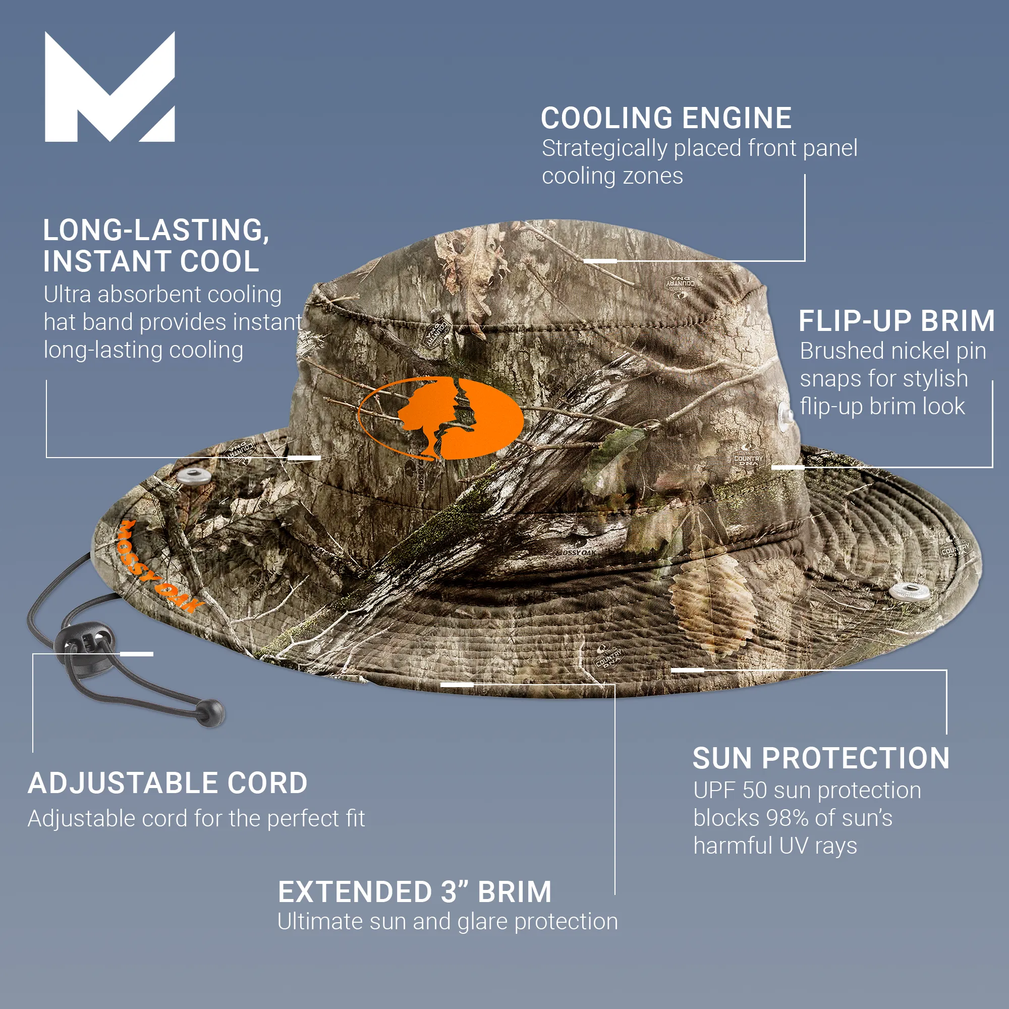 Mossy Oak™ Cooling Bucket Hat sold by Mission product image thumbnail 2