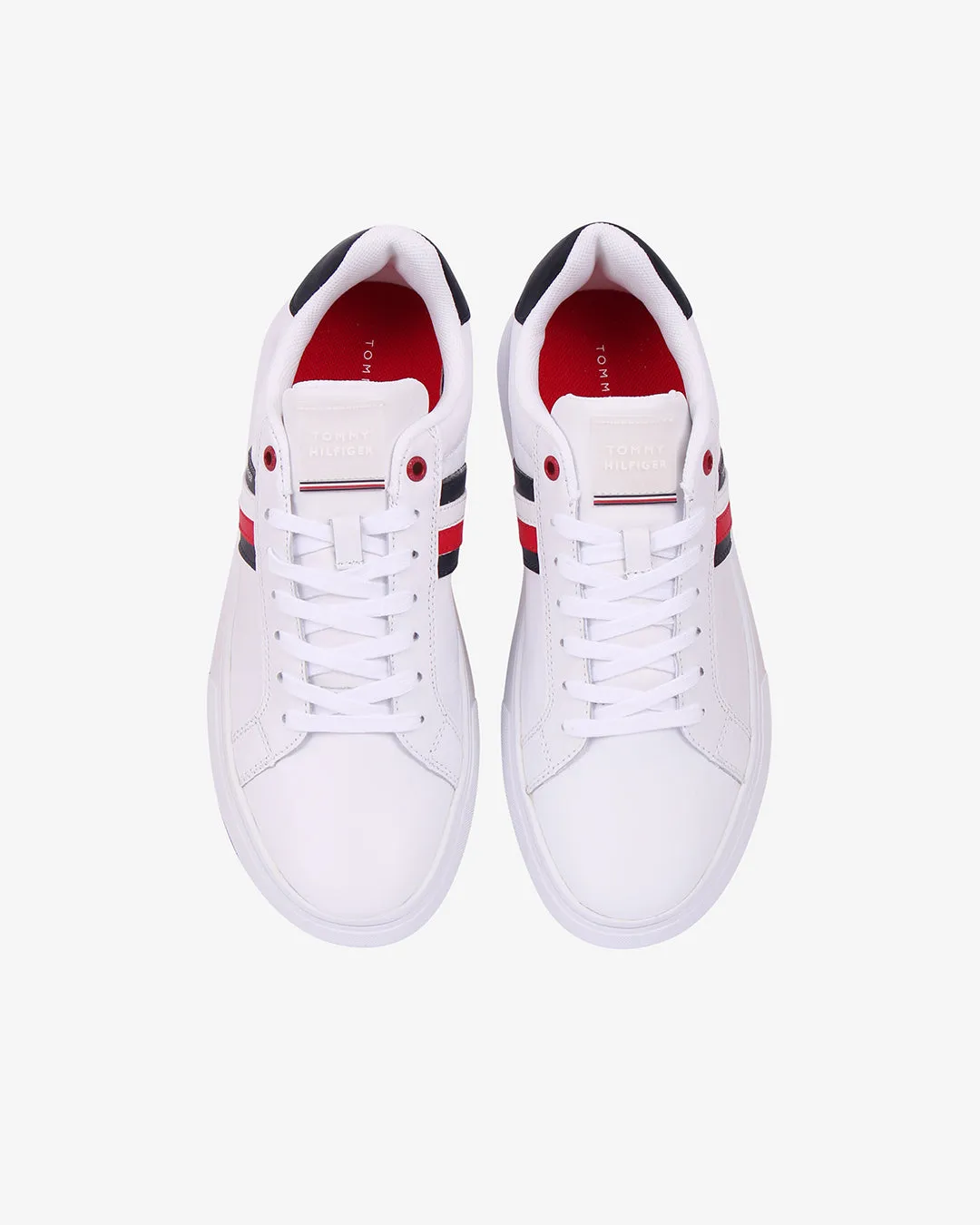 Læder cupsole sneakers - Hvid sold by Modish product image thumbnail 3