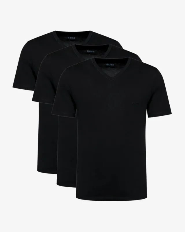 3-pak v-hals t-shirt - Sort made by Hugo Boss