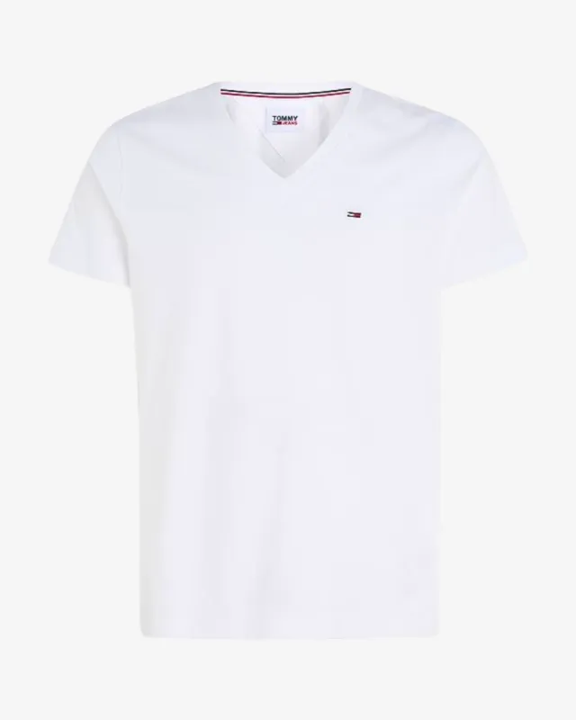 Original logo v-hals t-shirt - Hvid sold by Modish