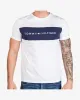 Color block logo t-shirt - Hvid sold by Modish