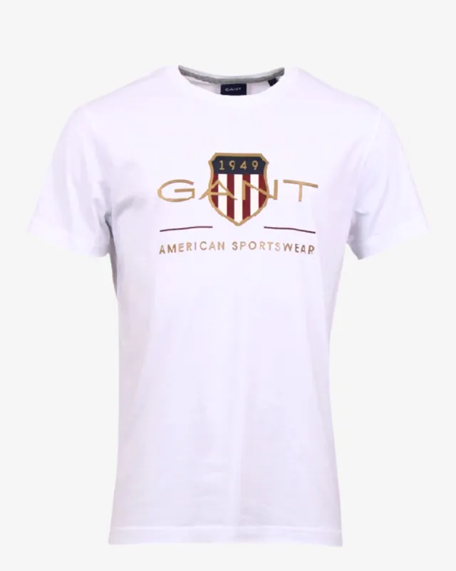 D2. shield t-shirt - Hvid sold by Modish