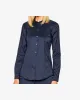 Heritage slim fit dame skjorte - Navy sold by Modish