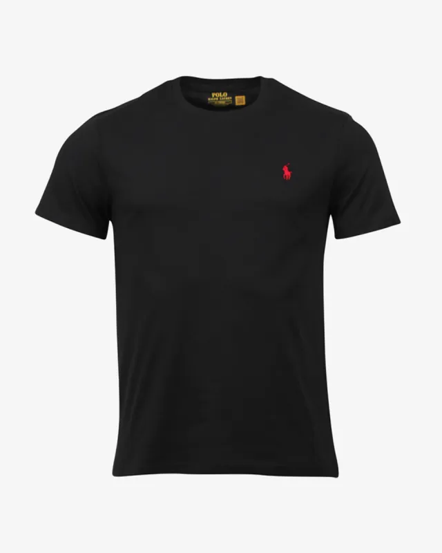 Rundhals slim fit t-shirt - Sort sold by Modish