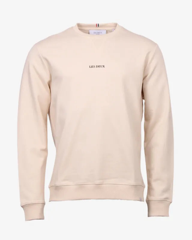 Lens slim sweatshirt - Råhvid sold by Modish
