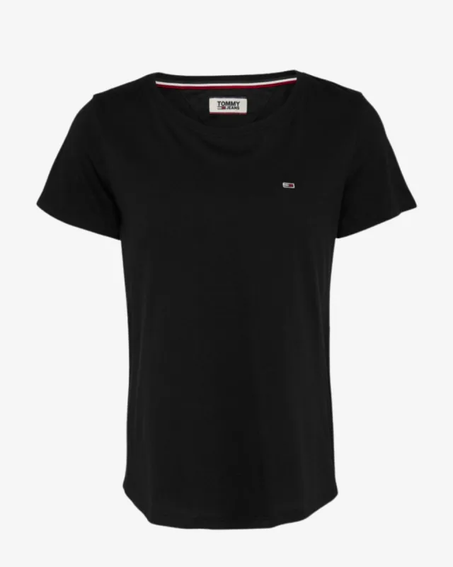 Original logo dame t-shirt - Sort made by Tommy Hilfiger
