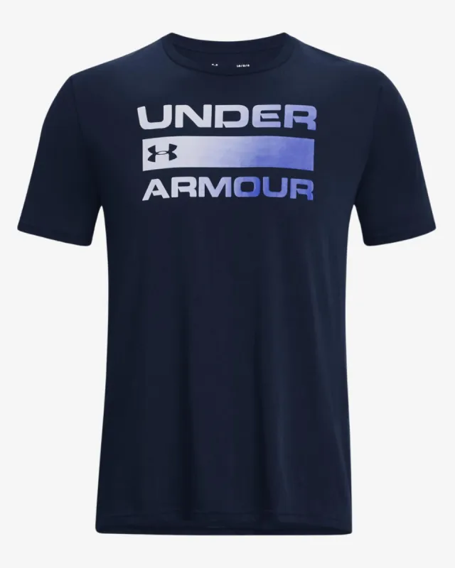 Team issue wordmark t-shirt - Navy sold by Modish