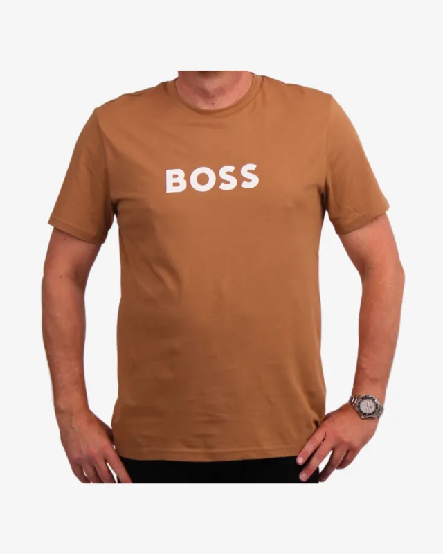 Logo t-shirt - Sand sold by Modish