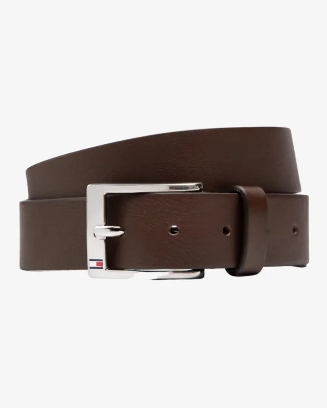 New Aly læder bælte - Brun made by Tommy Hilfiger