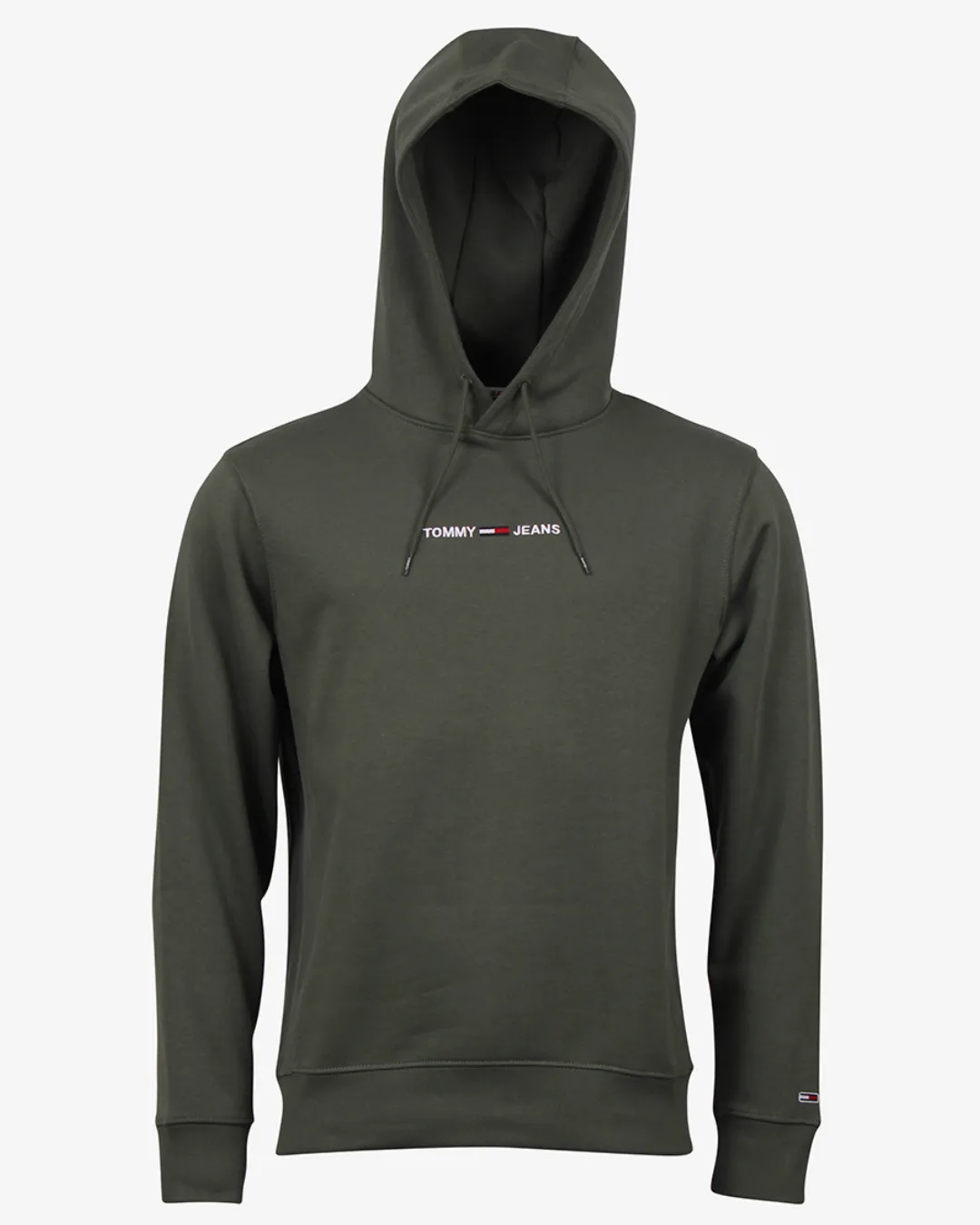 Center logo hættetrøje - Olivengrøn sold by Modish