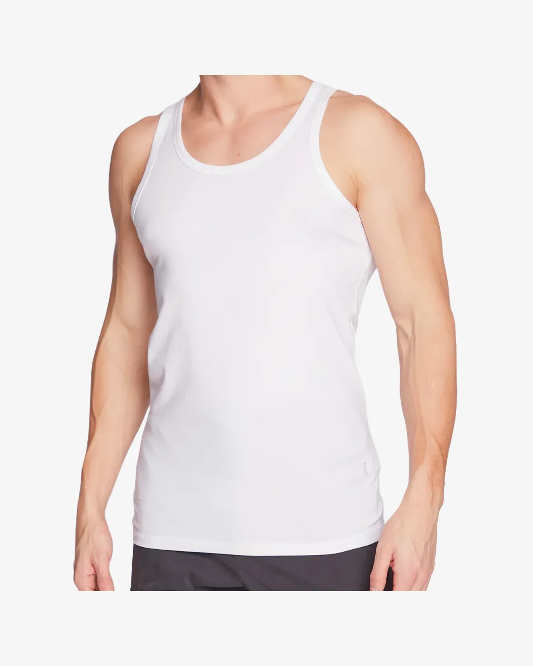 Tank top undertrøje slim 2-pak - Hvid sold by Modish product image thumbnail 2
