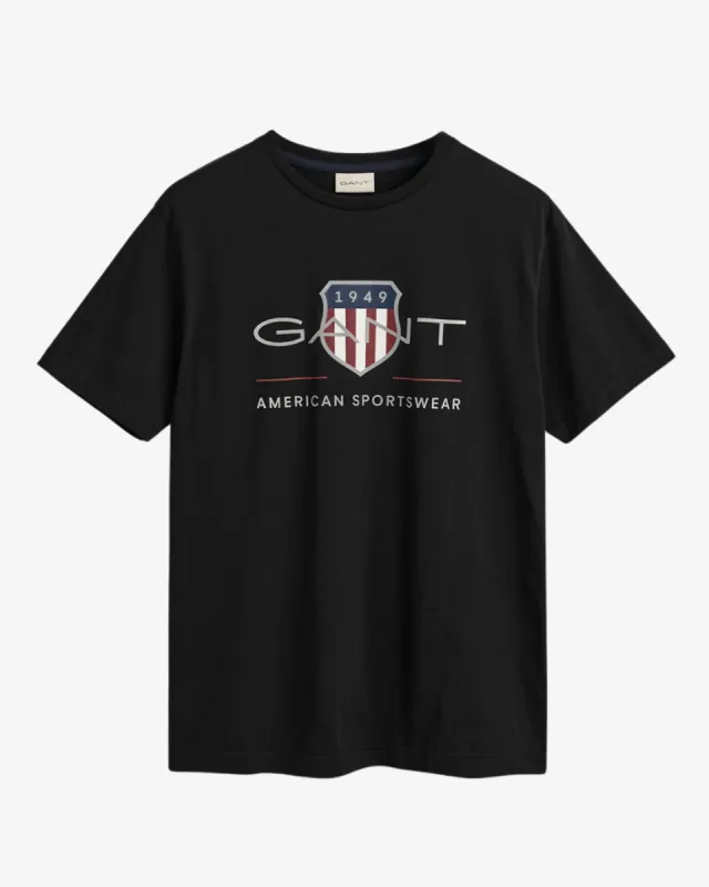 Reg archive shield t-shirt - Sort sold by Modish