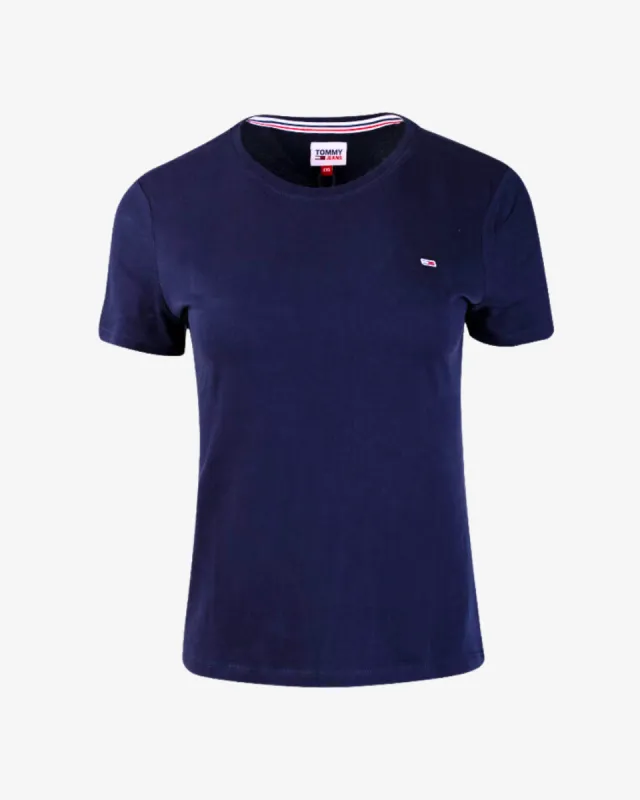 Original logo dame t-shirt - Navy sold by Modish