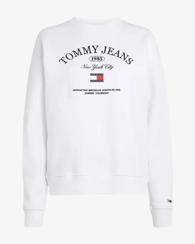 Relax lux dame sweatshirt - Hvid made by Tommy Hilfiger