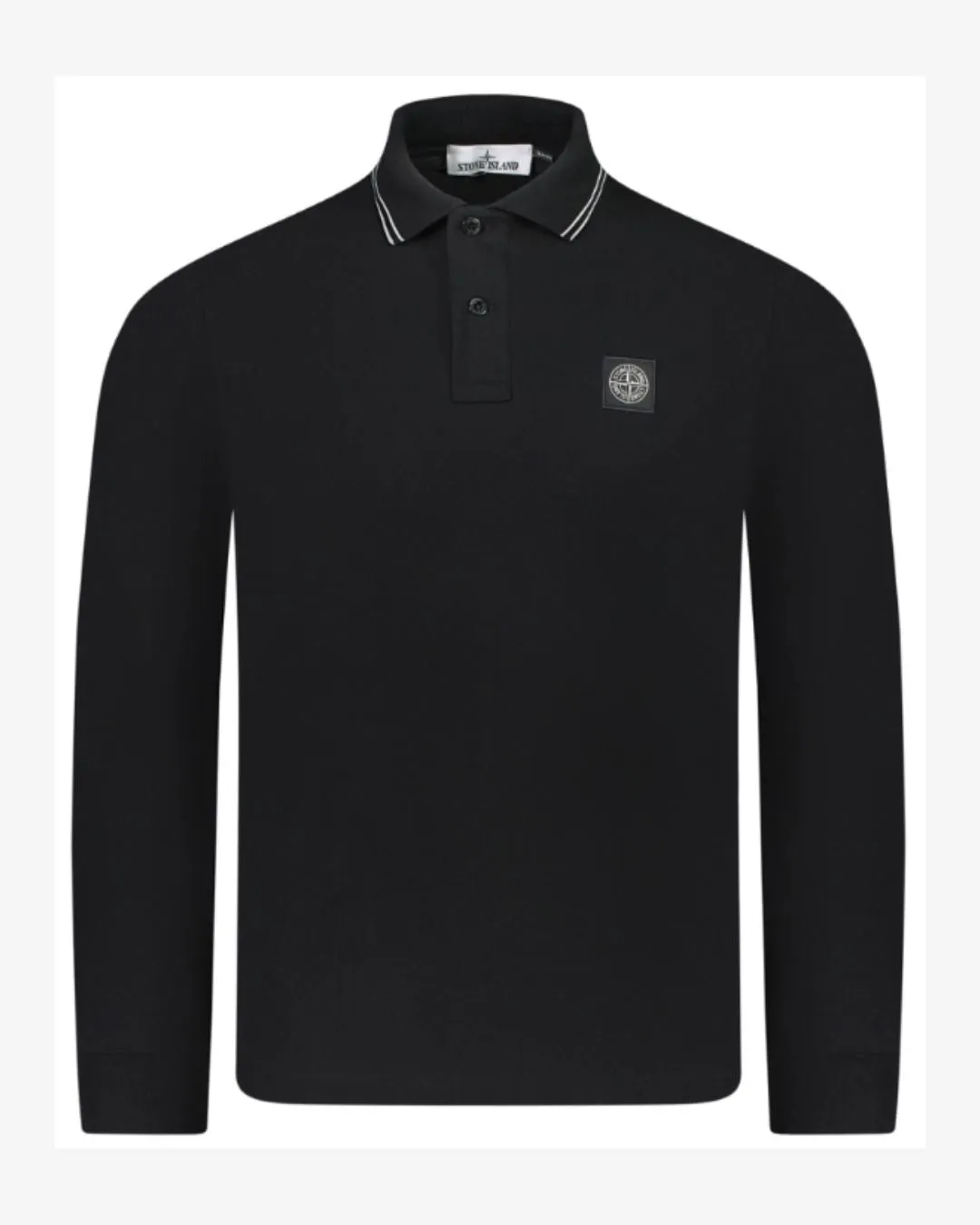 Polo shirt M/lunga slim fit - Sort sold by Modish