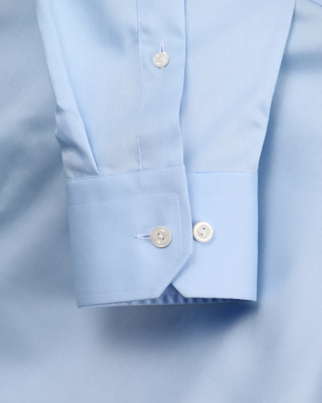 Twill skjorte med stræk slim fit - blå sold by Modish product image thumbnail 4