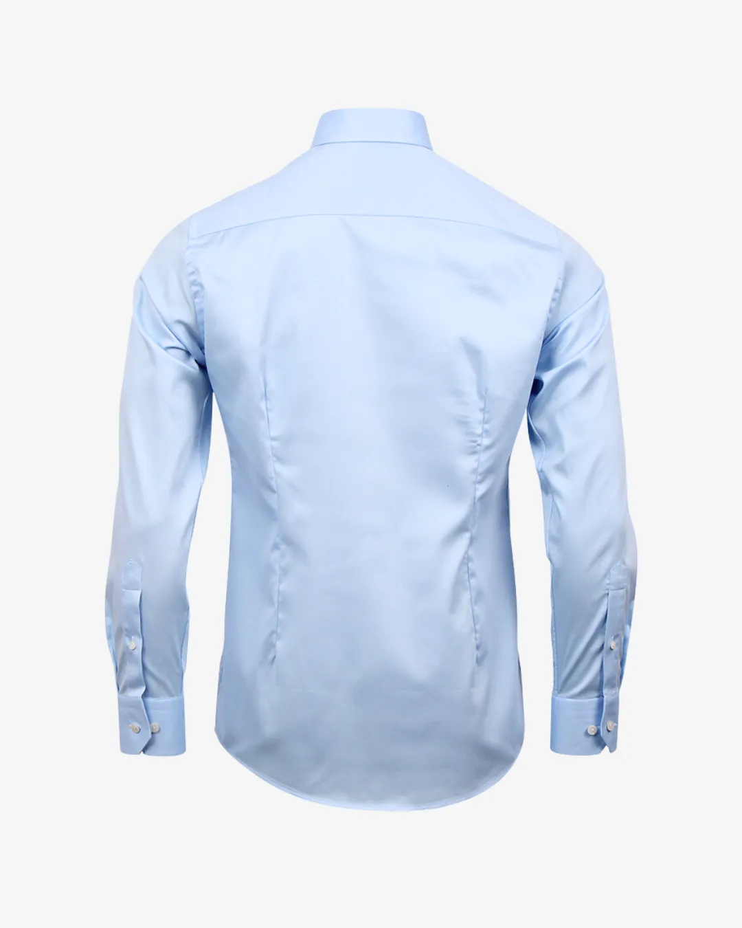 Twill skjorte med stræk slim fit - blå sold by Modish product image thumbnail 2