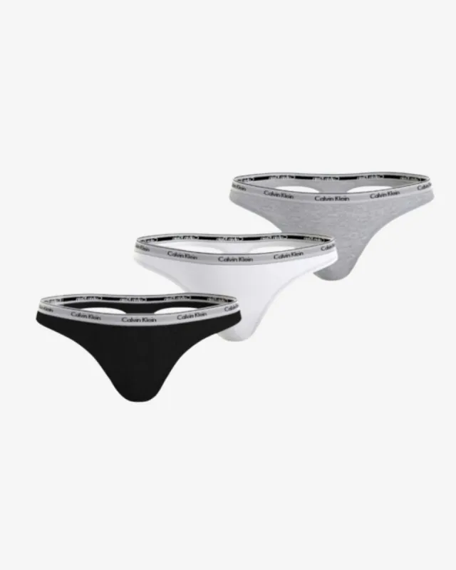 g-streng trusser 3-pak - sort/hvid/grå sold by Modish