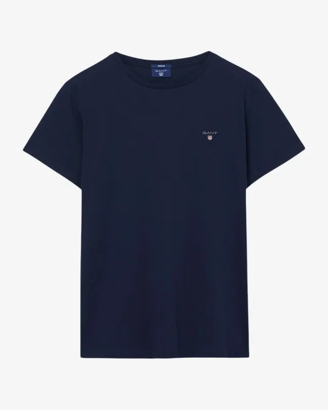 Original logo t-shirt - Navy made by Gant