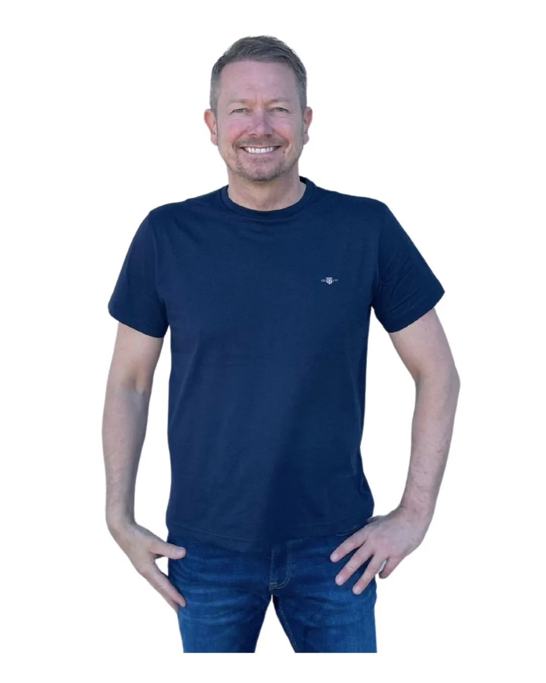 Original logo t-shirt - Navy sold by Modish product image thumbnail 2