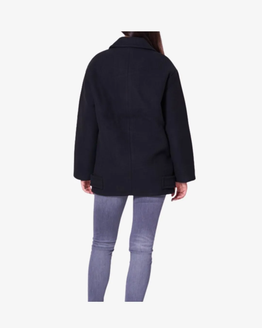 TJW WOOL PEACOAT DAME - Navy sold by Modish product image thumbnail 4