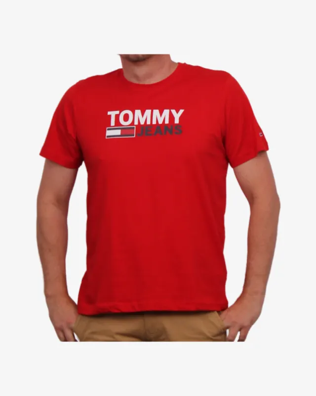 Klassisk logo t-shirt - Rød sold by Modish