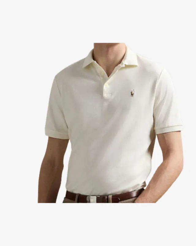 Custom slim fit polo - Milk sold by Modish