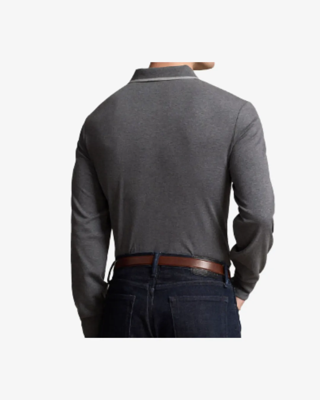 Langærmet polo - Grå sold by Modish product image thumbnail 2