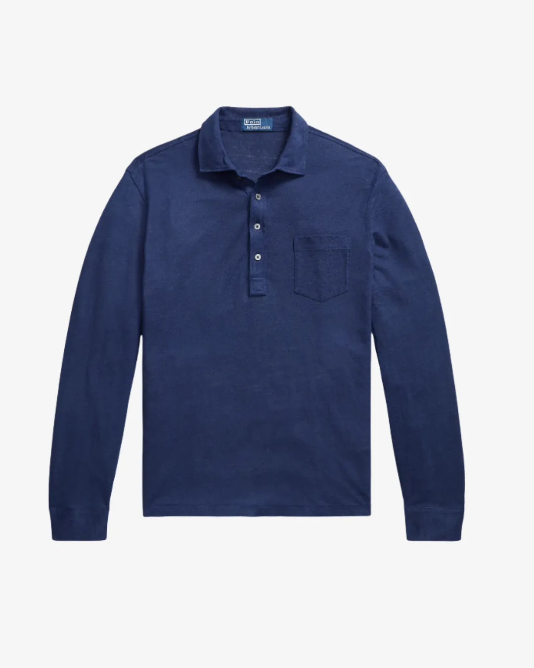 Langærmet polo - Navy sold by Modish