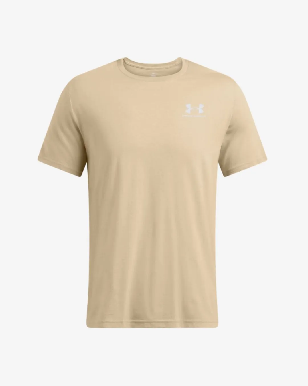 UA SPORTSTYLE LEFT CHEST T-SHIRT - BEIGE sold by Modish