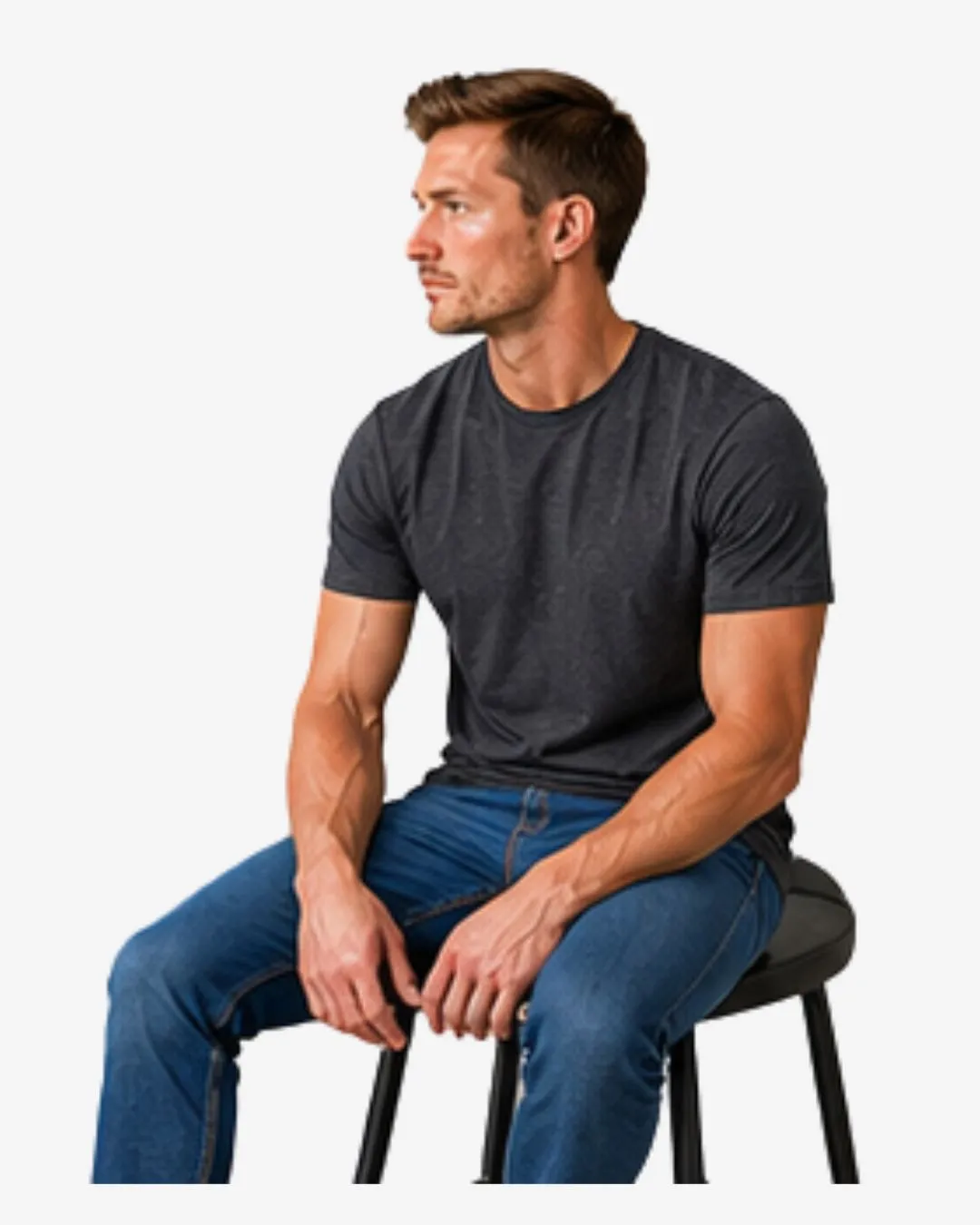 Regular Tee - Dark Grey sold by Modish product image thumbnail 4