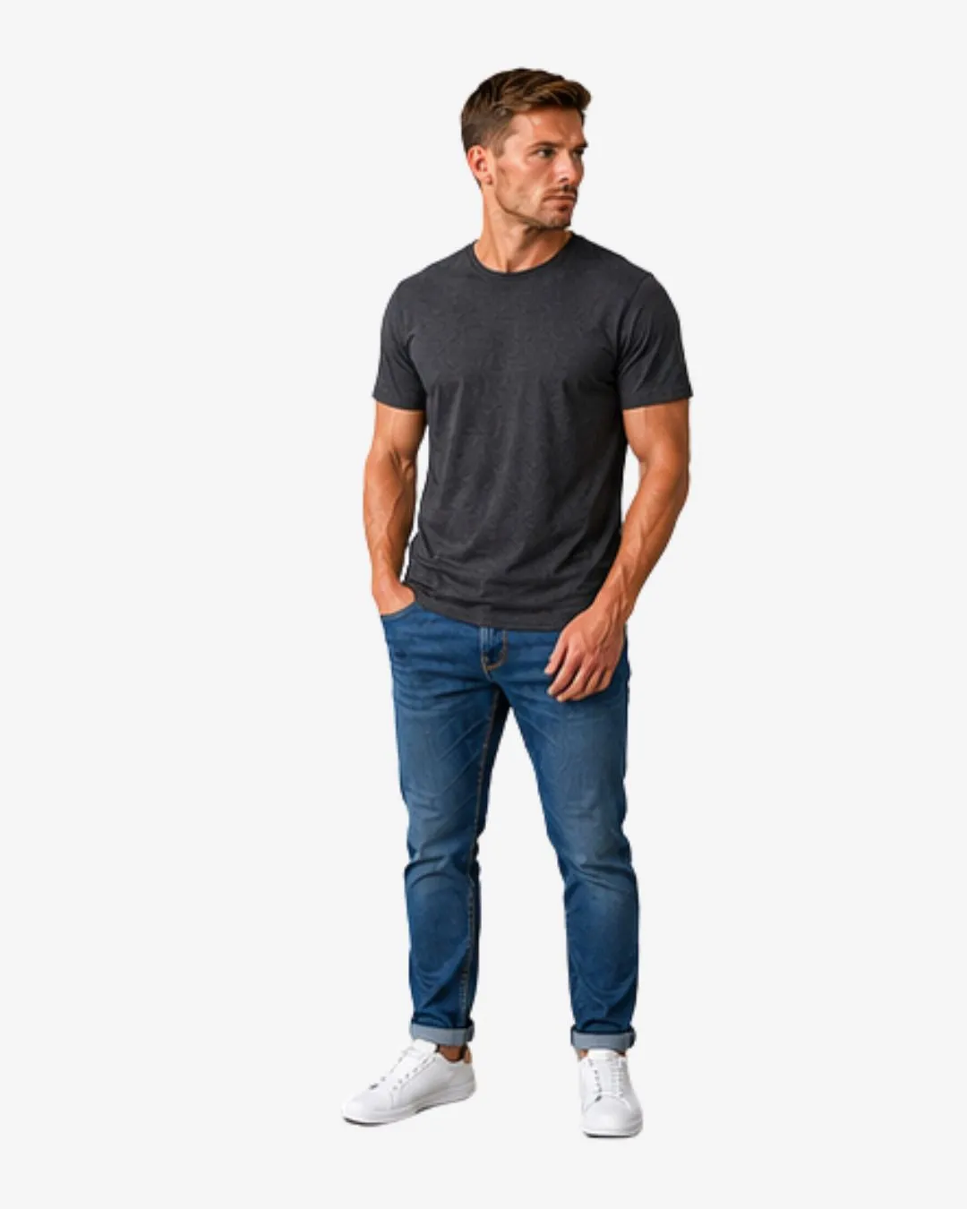 Regular Tee - Dark Grey sold by Modish product image thumbnail 3