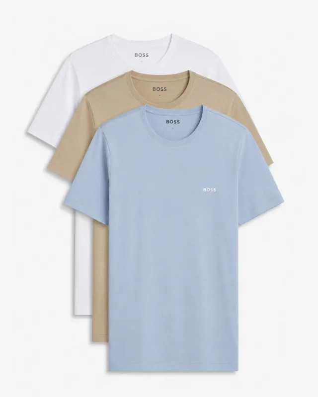 3-pak Rund hals t-shirt - Multi ny made by Hugo Boss