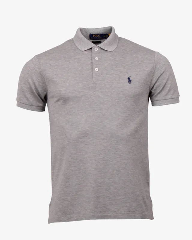 Stræk slim fit polo - Grå sold by Modish