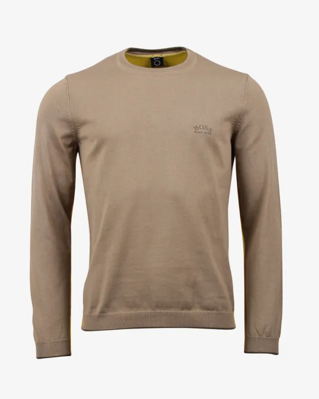Riston jumper strik - Sand sold by Modish