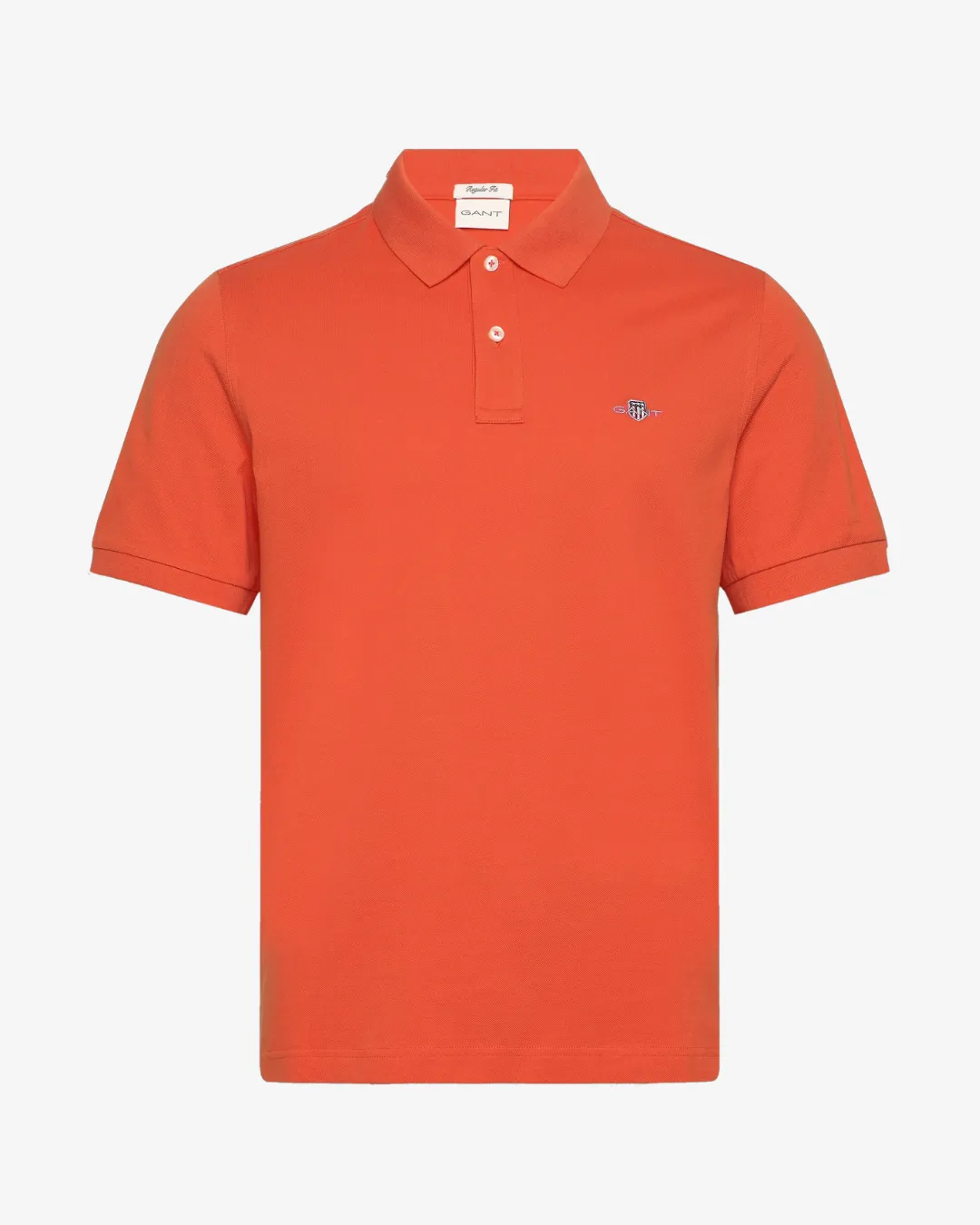 Reg shield pique polo - Orange sold by Modish