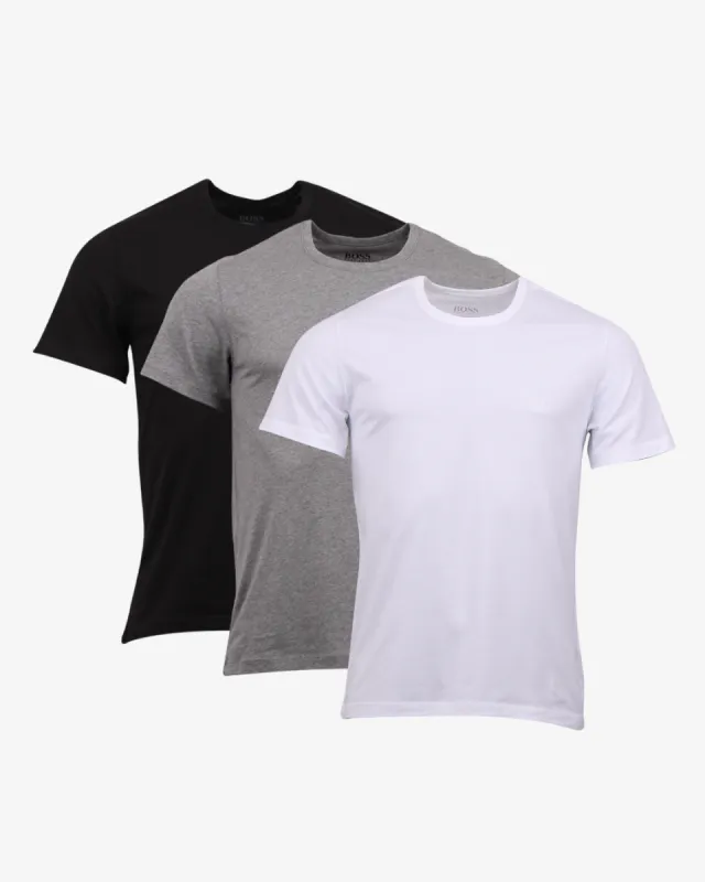 Rundhals t-shirt 3-pak - Multi sold by Modish
