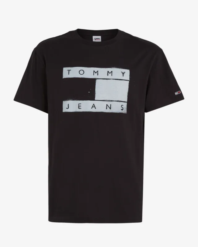 Spray flag t-shirt - Sort sold by Modish