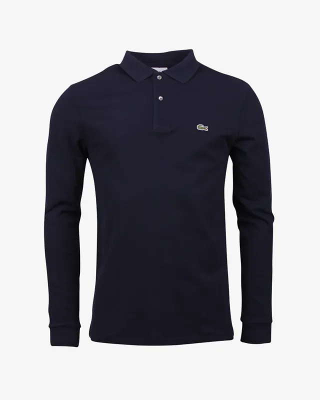 Langærmet polo - Navy sold by Modish