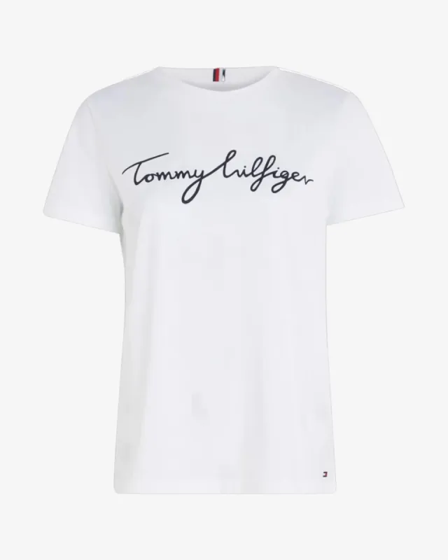 Heritage signatur dame t-shirt - Hvid sold by Modish